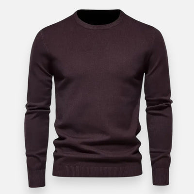 Mivora London | Men’s Knitted Crew Neck Sweater – Classic Comfort