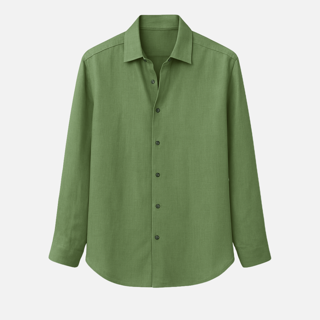 Mivora London | Casual Summer Long-Sleeve Shirt With Relaxed Fit