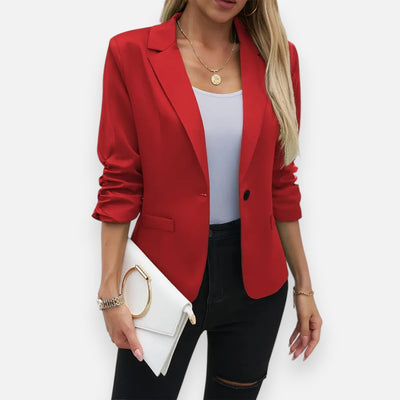 Mivora London | Women’s Pointelle Blazer – Elegant Comfort for Work and Beyond