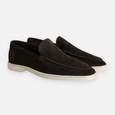 Mivora London | Men’s Suede Loafers with Classic Design
