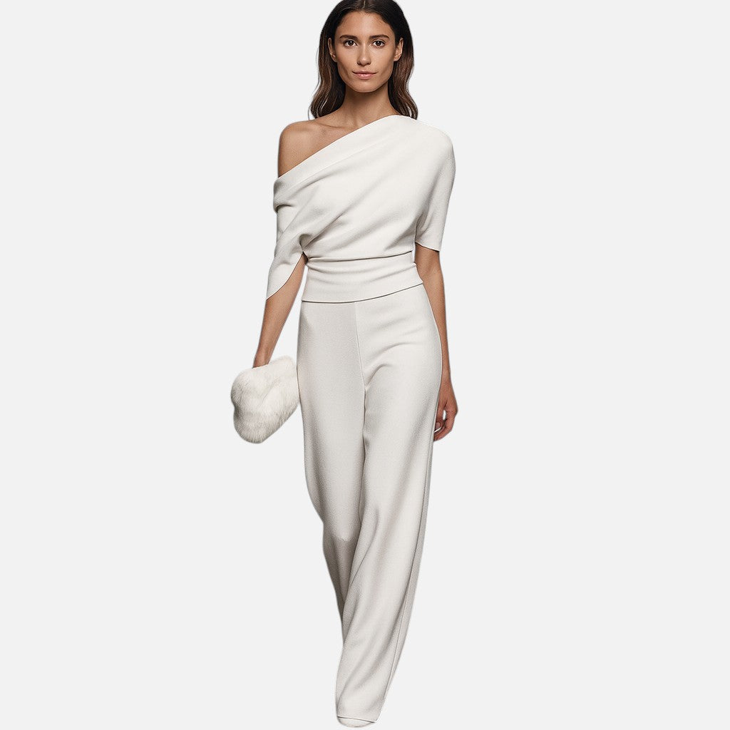 Mivora London | Single-Breasted Jumpsuit With Tailored Fit