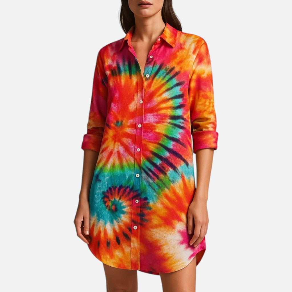 Mivora London | Women's Lightweight Relaxed Fit Long Sleeve Shirt