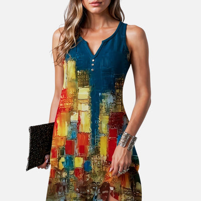 Mivora London | Women's Sleeveless Mini Dress With Relaxed Fit