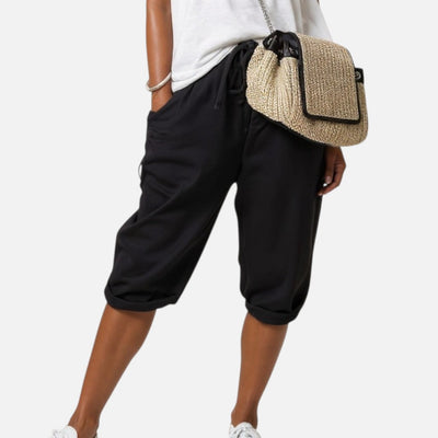 Mivora London | Women's High-Waisted Drawstring Shorts