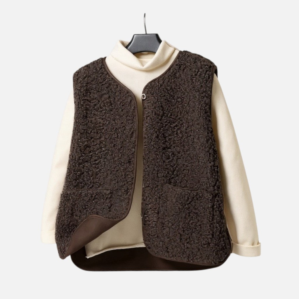 Mivora London | Women’s Velvety Plush Vest