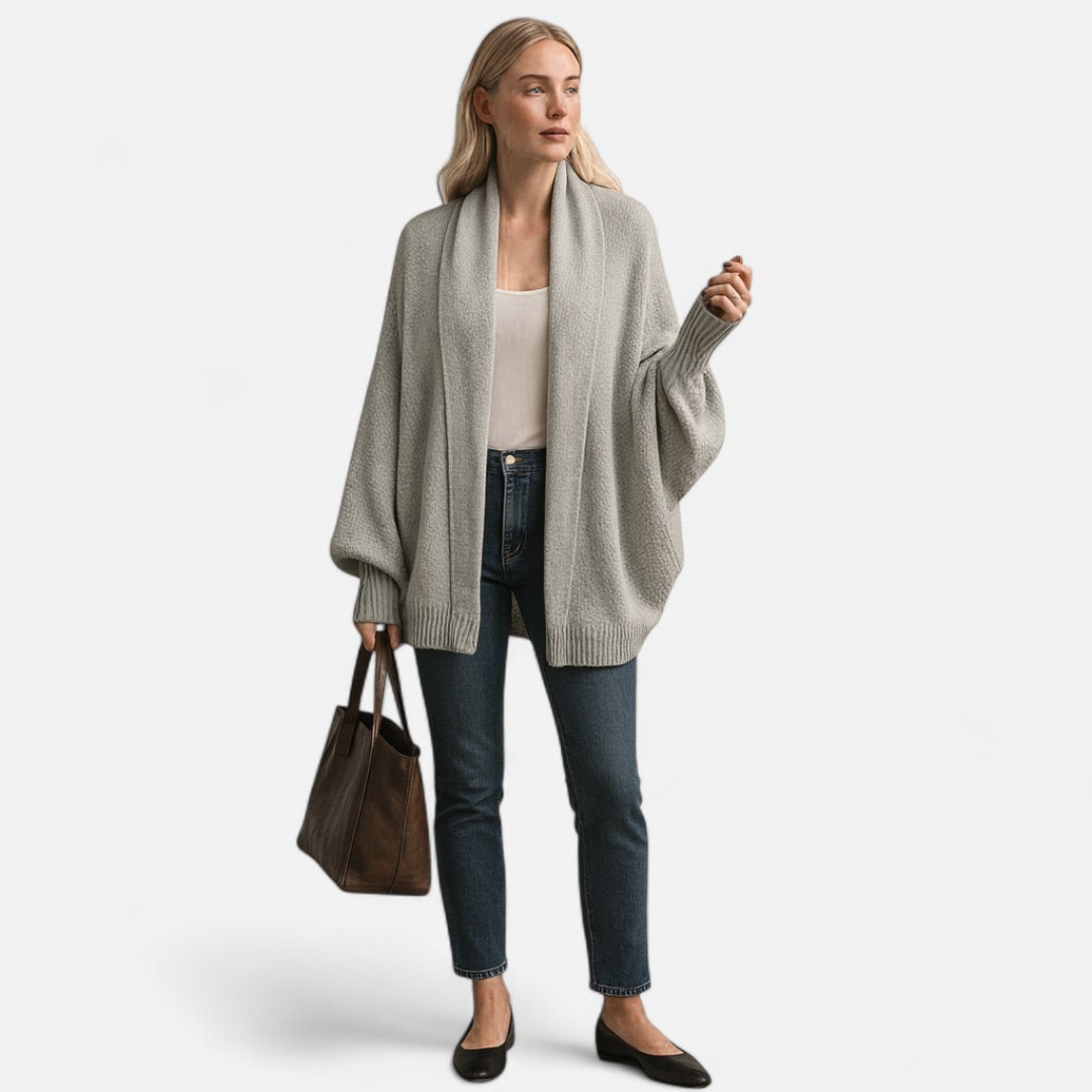 Mivora London | Women’s Shawl-Lapel Cardigan – Stylish Everyday Wear