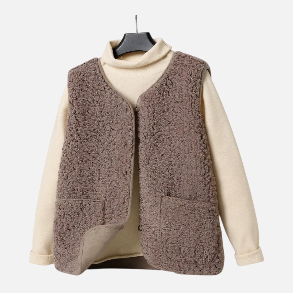Mivora London | Women’s Velvety Plush Vest
