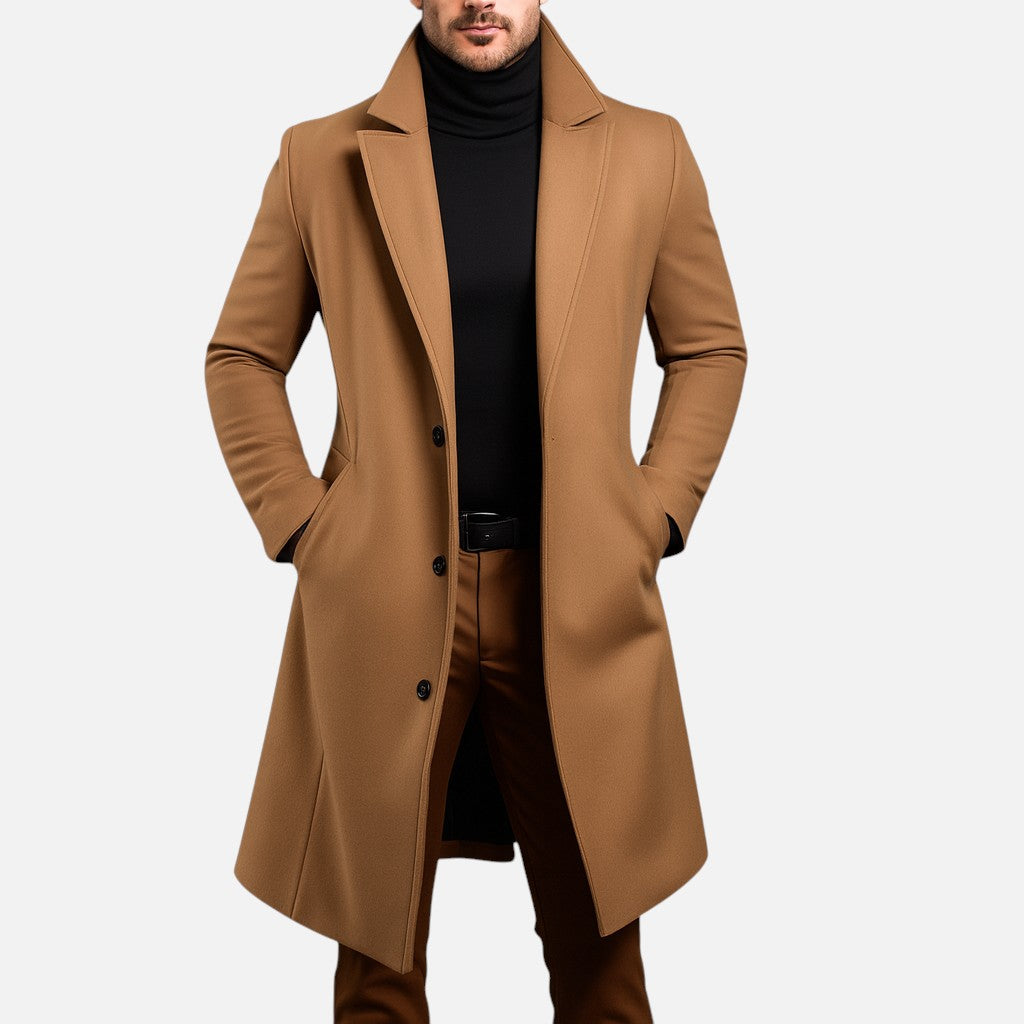 Mivora London | Men’s Overcoat – Elegant Design with Modern Style