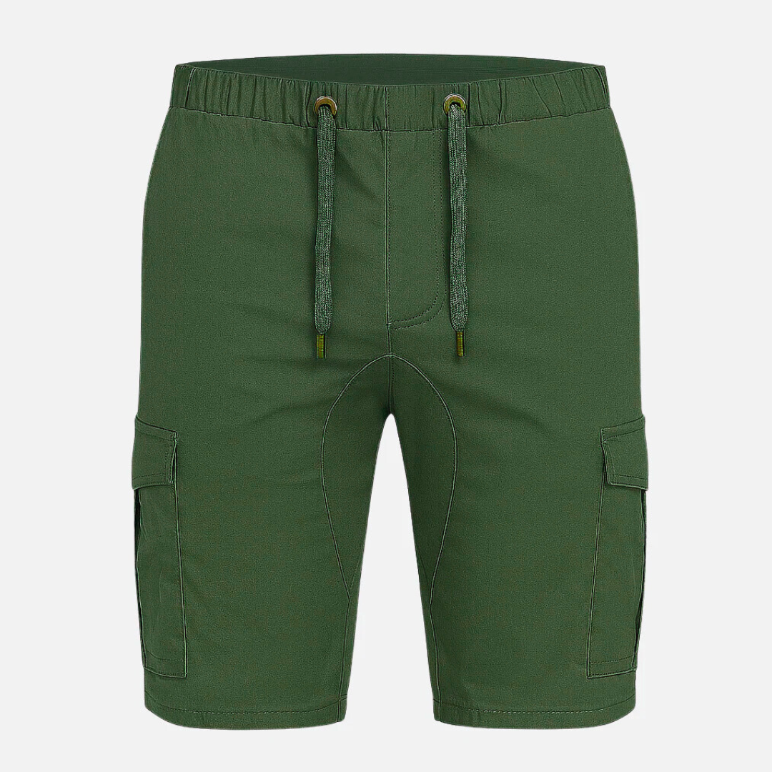Mivora London | Men's Comfortable Slim Fit Cargo Shorts With Utility Pockets