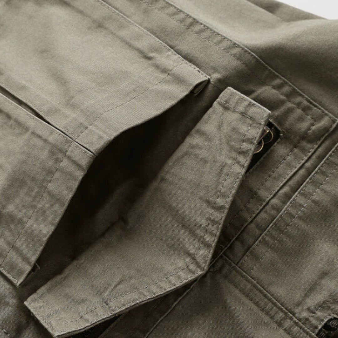 Mivora London | Men’s Tactical Cargo Shorts With Multiple Pockets And Adjustable Waist