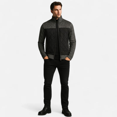 Mivora London | Men’s Knitted Cardigan Jacket – Refined Warmth, Effortless Poise