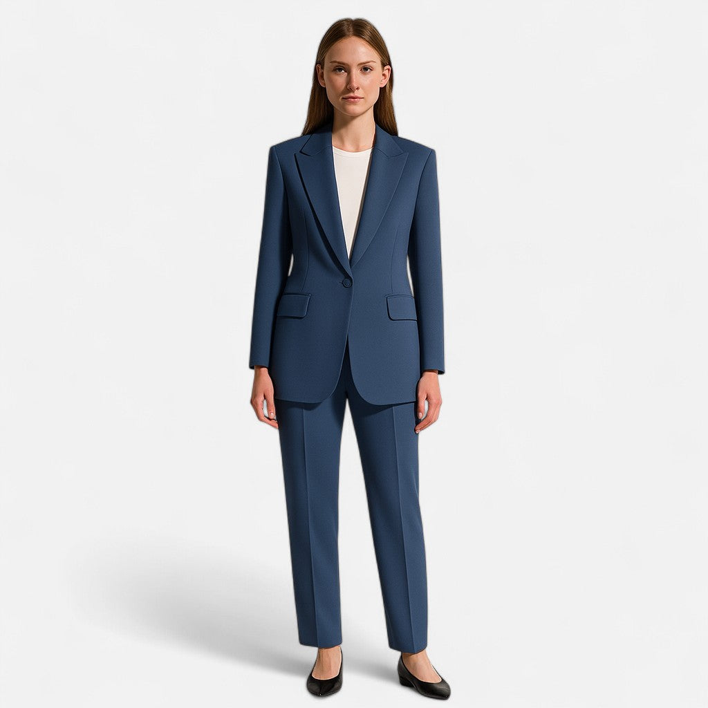 Mivora London | Women’s Tailored Blazer & Trousers Set – Effortless Elegance