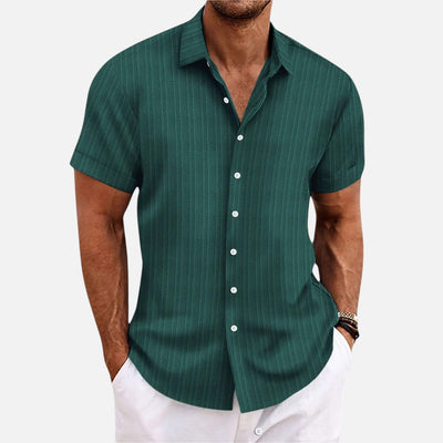 Mivora London | Relaxed Fit Casual Shirt With Short Sleeves