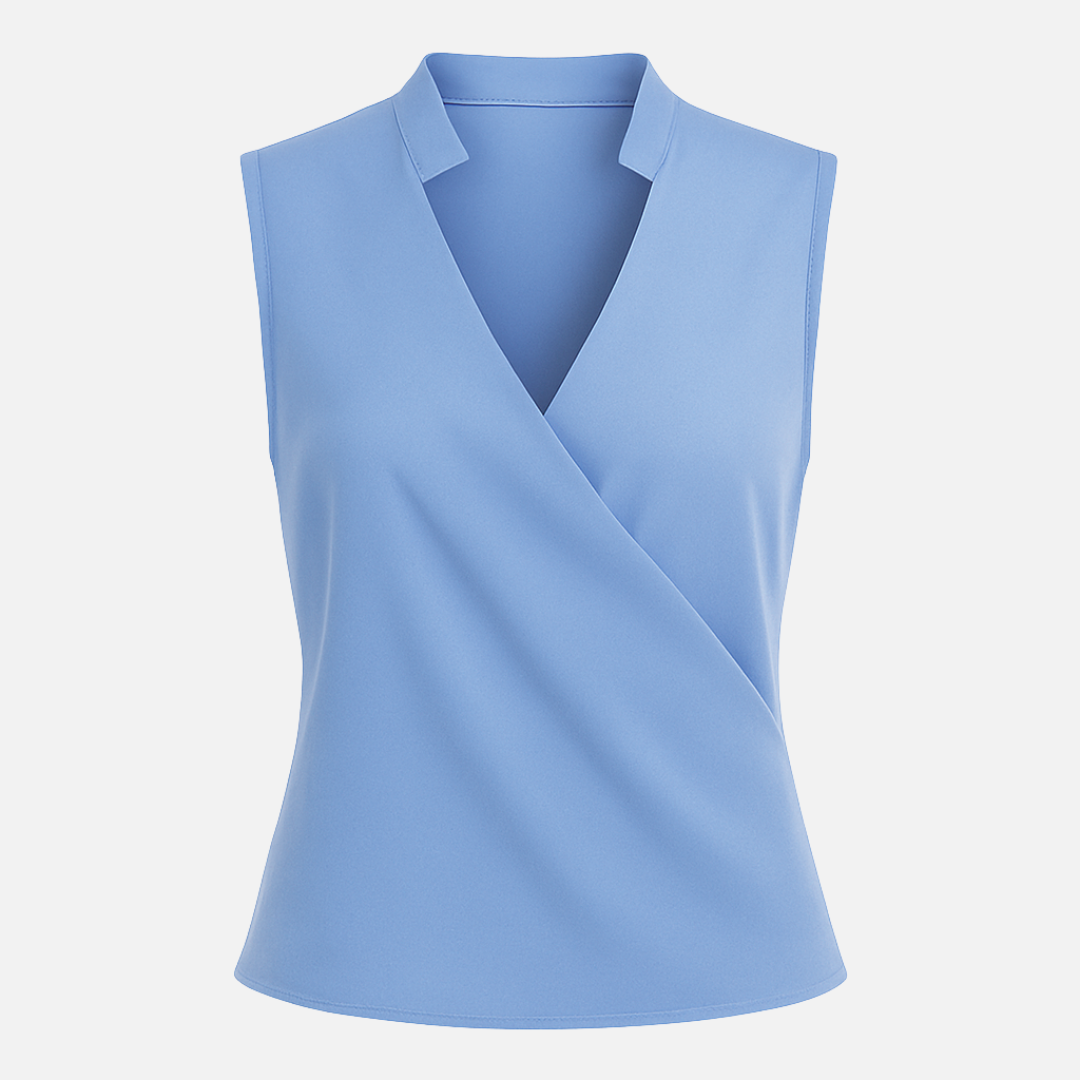 Mivora London | Women’s Soft Sleeveless V-Neck Top Lightweight and Comfortable Fit