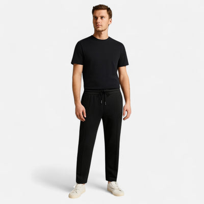 Mivora London | Men’s Waffle Knit Jogger Trousers – Slight Stretch Casual Wear