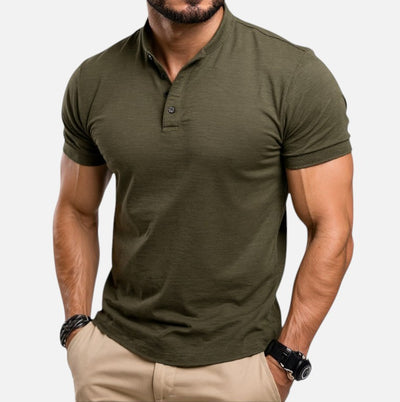 Mivora London | Men's Elegant Casual Polo Shirt With Classic Collar