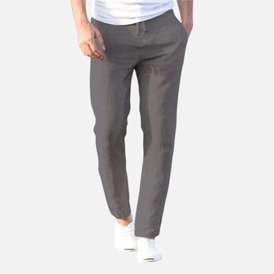 Mivora London | Men's Lightweight Casual Trousers With Relaxed Fit And Breathable Fabric