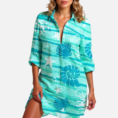 Mivora London | Women's Lightweight Relaxed Fit Long Sleeve Shirt