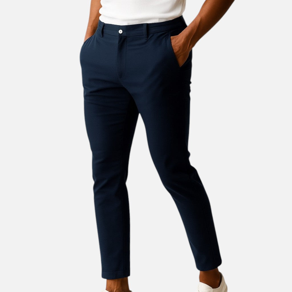 Mivora London | Men’s Slim Fit Modern Stretch Chinos With All-Day Comfort