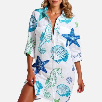 Mivora London | Women's Lightweight Relaxed Fit Long Sleeve Shirt