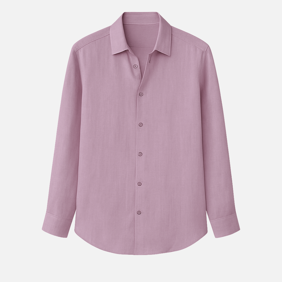 Mivora London | Casual Summer Long-Sleeve Shirt With Relaxed Fit