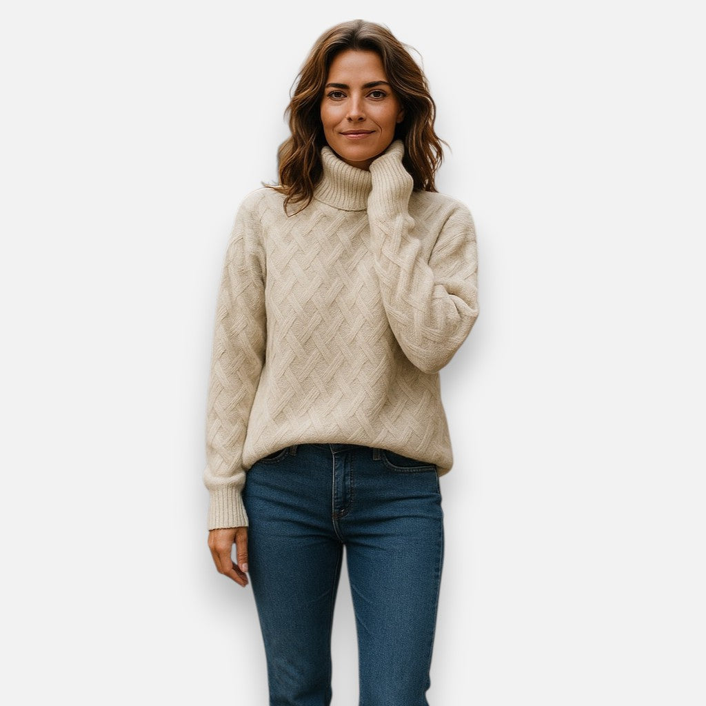 Mivora London | Women’s Cozy Regular-Fit Knit Sweater