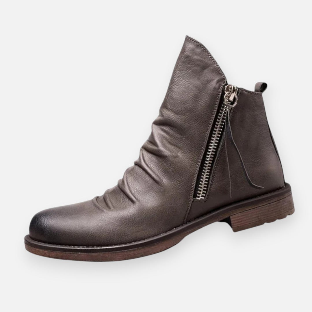 Mivora London | Men’s Sleek Zipper Boots