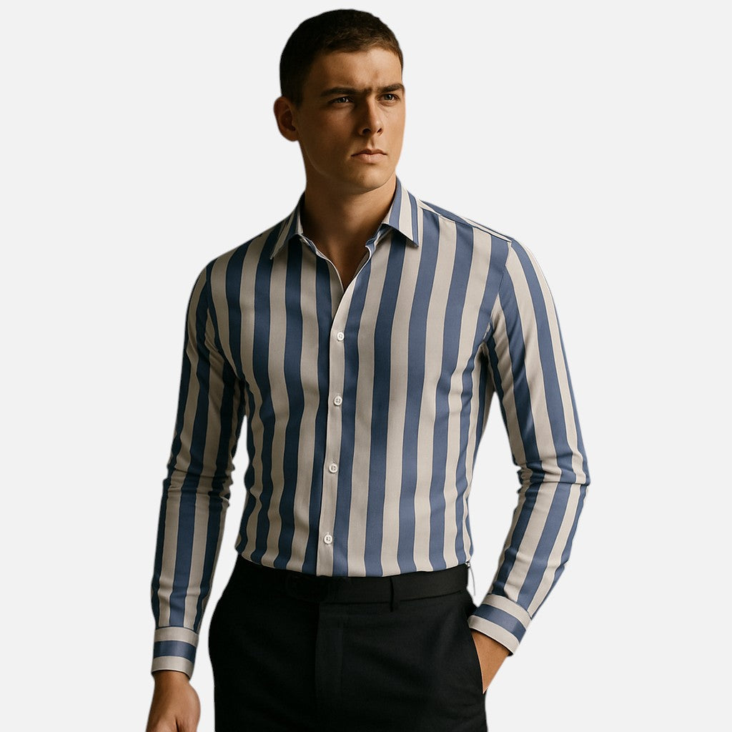 Mivora London | Men’s Lightweight Breathable Slim Fit Shirt