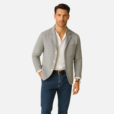 Mivora London | Men’s Lightweight Casual Blazer With Breathable Fabric