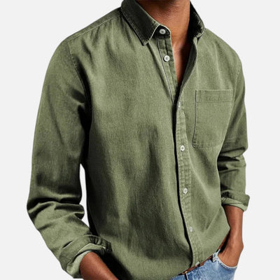 Mivora London | Men’s Whisper-Soft Long-Sleeve Shirt