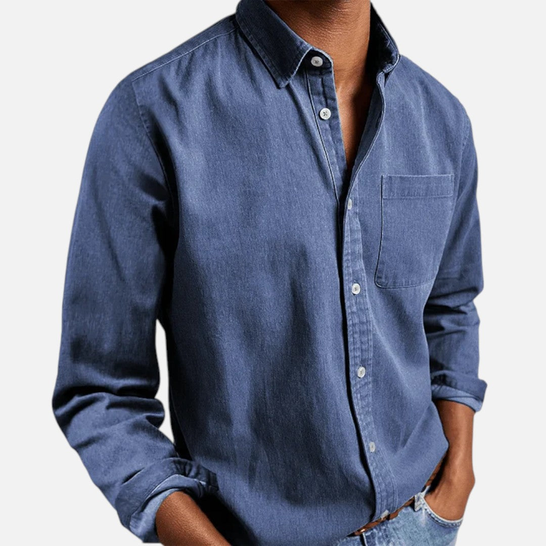 Mivora London | Men’s Whisper-Soft Long-Sleeve Shirt