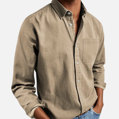 Mivora London | Men’s Whisper-Soft Long-Sleeve Shirt
