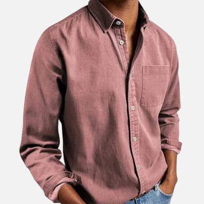 Mivora London | Men’s Whisper-Soft Long-Sleeve Shirt