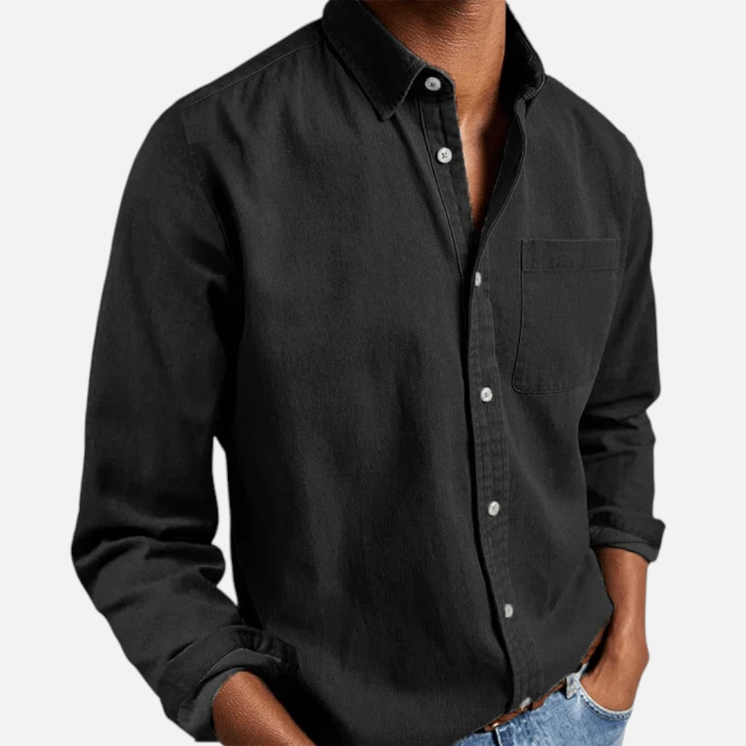 Mivora London | Men’s Whisper-Soft Long-Sleeve Shirt