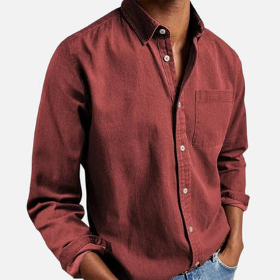 Mivora London | Men’s Whisper-Soft Long-Sleeve Shirt