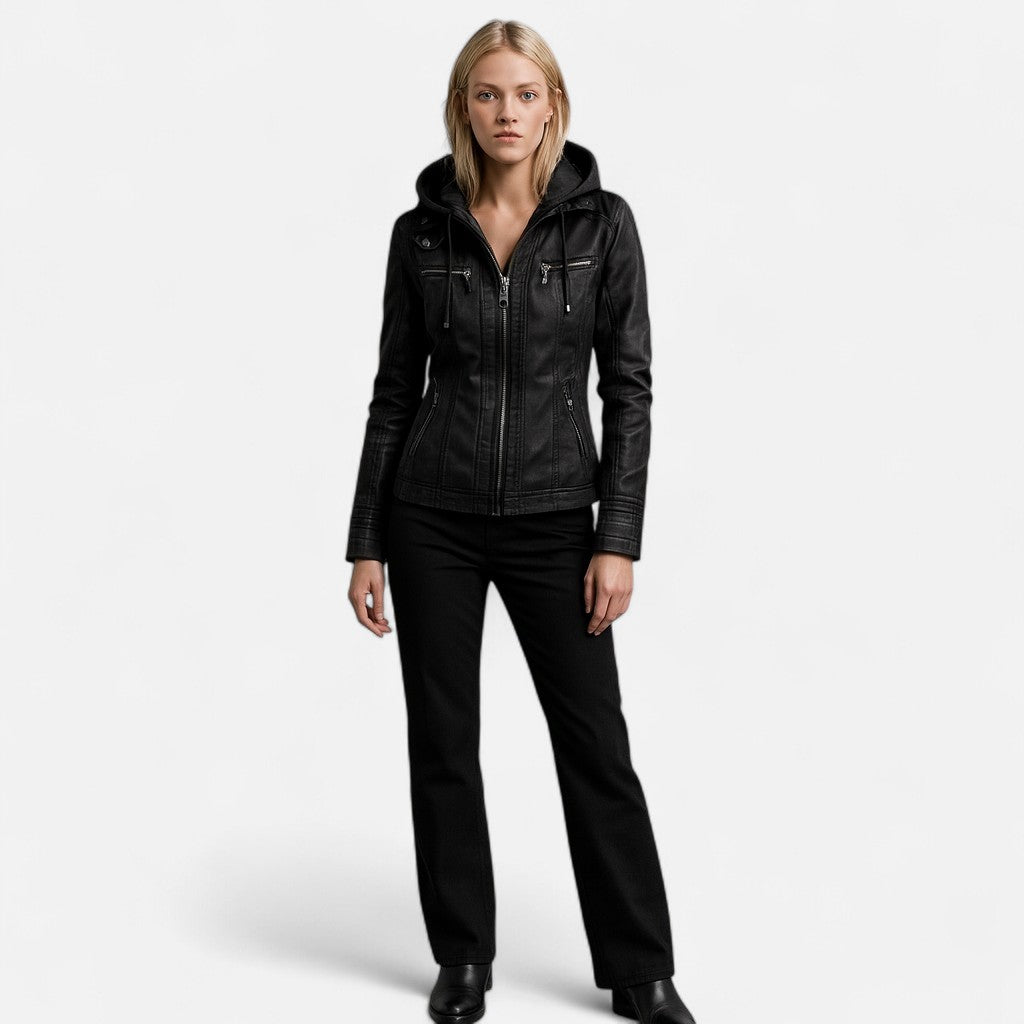 Mivora London | Women’s Hooded Jacket – Classic Style for Every Season