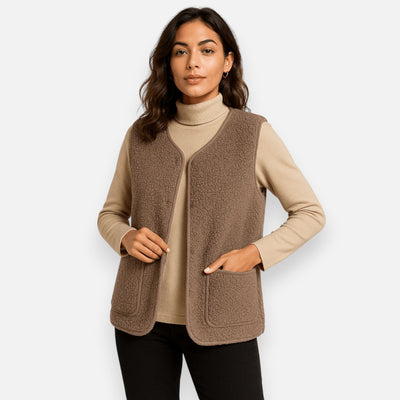 Mivora London | Women’s Velvety Plush Vest