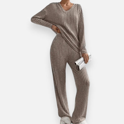 Mivora London | Women’s 2-Piece Lounge Set – Soft Top & Trousers for Cozy Style