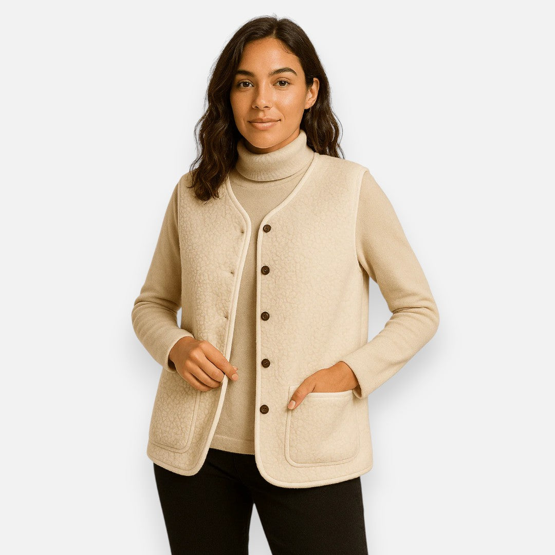 Mivora London | Women’s Velvety Plush Vest
