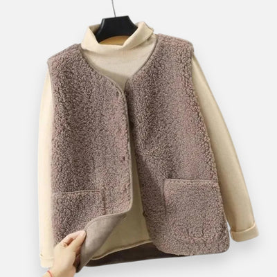 Mivora London | Women’s Velvety Plush Vest