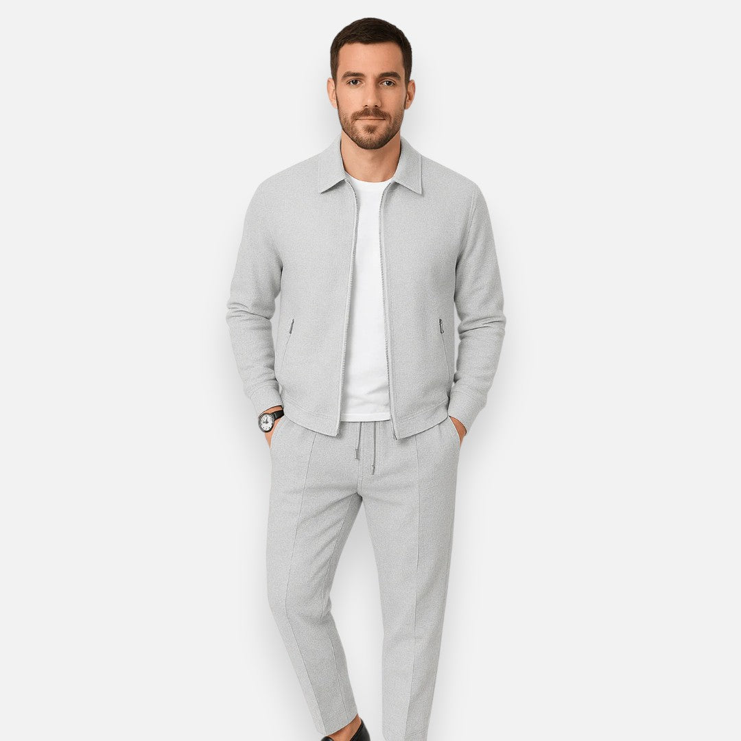 Mivora London | Men's Textured Waffle-Knit Set