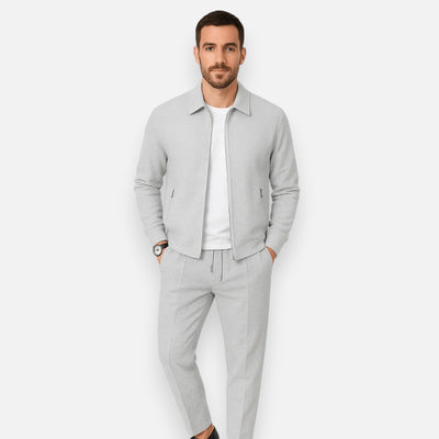 Mivora London | Men's Textured Waffle-Knit Set