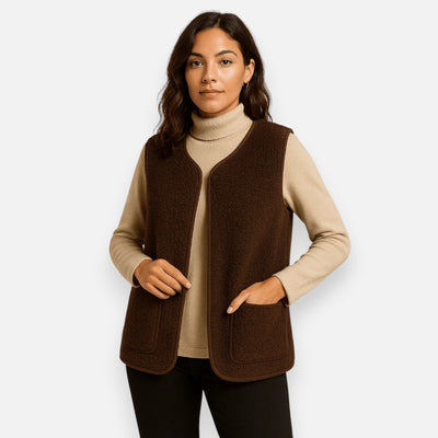 Mivora London | Women’s Velvety Plush Vest
