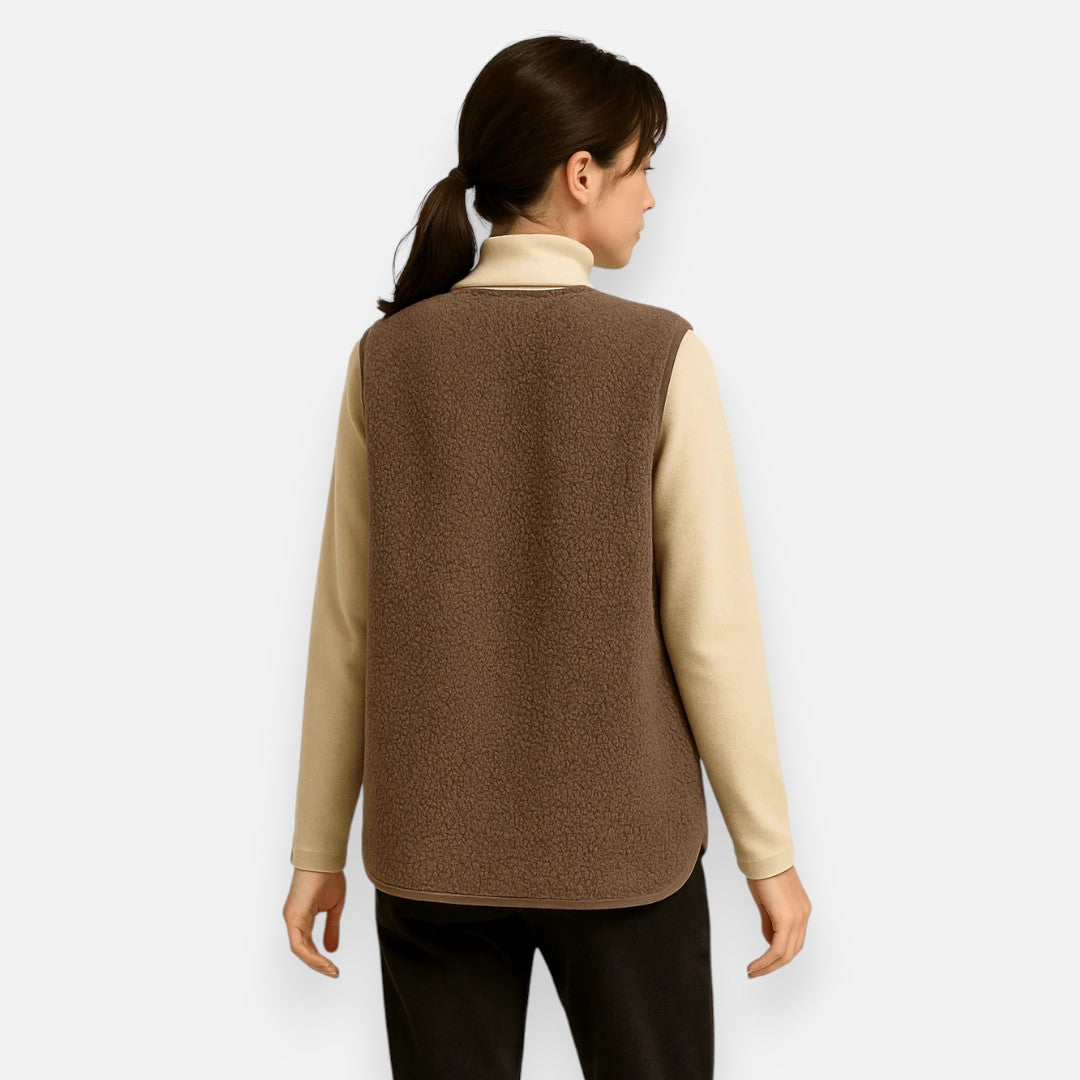 Mivora London | Women’s Velvety Plush Vest