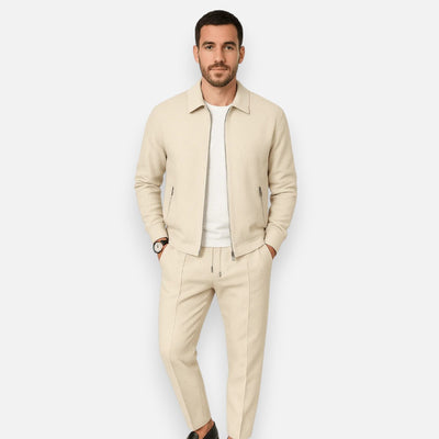 Mivora London | Men's Textured Waffle-Knit Set