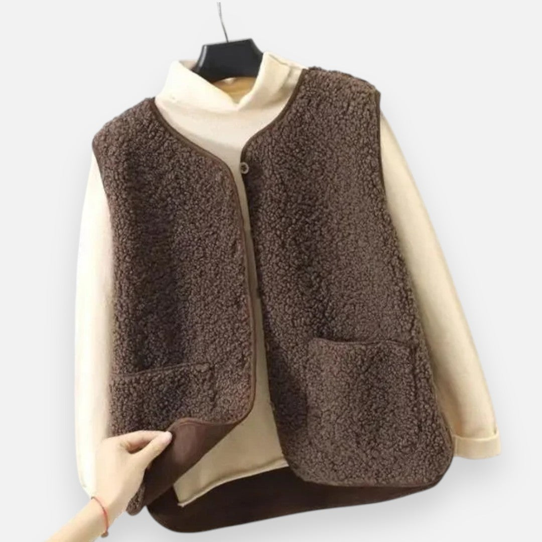 Mivora London | Women’s Velvety Plush Vest