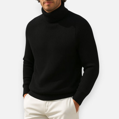 Mivora London | Men’s Luxurious Roll-Neck Sweater