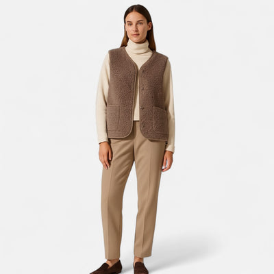Mivora London | Women’s Velvety Plush Vest