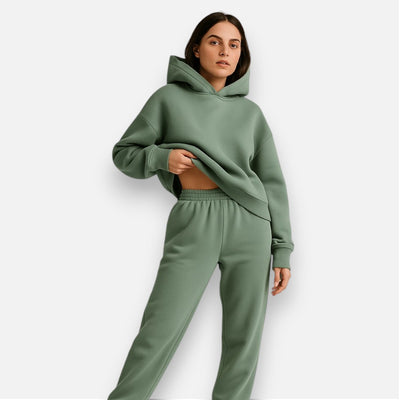 Mivora London |  Women’s Cozy Hoodie & Joggers Loungewear Set