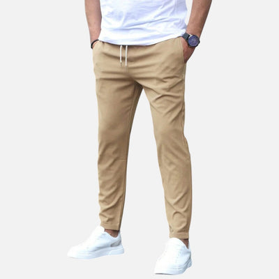 Mivora London | Men’s Straight‑Leg Regular Fit Trousers